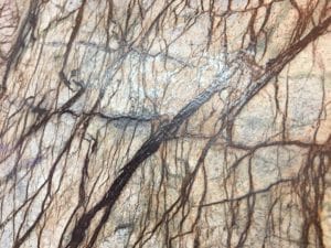 Rain forest brown marble - leathered finish